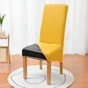 Stuhl Deckt mit elastischer Abdeckung hochrückener Esszimmer bequeme Stühle Stretch Couch
