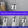 Bathroom Sink Faucets Faucet Sprayer Attachment 360° Rotating Aerator Adjustable Kitchen Tap Head Water Saving Extend Nozzle