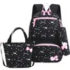 Beds de cama 3pcs/set ortopedics School School Backpacks para adolescentes mochilas de mochila à prova d'água Mochila Mochila