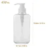 Bottiglie di stoccaggio 450 ml di shampoo Contenitore Dispensatore di sapone per la pompa per la bottiglia per articoli da viaggio per articoli da toeletta