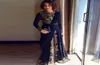 Vestido de noite de manga longa vestidos de noite árabe muçulmana para mulher elegante apliques de ouro vestidos formais 20183206543