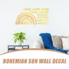 Bakgrundsbilder Sun Decorative Wall Sticker Boho Self Adhesive Decal Cartoon Stor PVC Bohemian