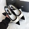 قناة Sexy Ballet Shoes Hasp Sundal Summer Women Gend Wedding Party Luxury Designer Shoes Sandale Sandale 2024 New Style Preppy Fisherman Espadrille loafer Gift