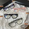 2024 Nouvelles lunettes de soleil de concepteur de luxe de haute qualité Nouvelle étoile féminine de la famille B Populaire sur Internet Même BB0210 FACE PLAIN BOX MYOPIA Cadre d'objectif