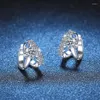 Boucles d'oreilles COSFIX Couleur Missanite D pour femmes pour les femmes 2024 TREND S925 0.3CT REAL BEWERLY