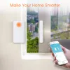 Detector Tuya Zigbee Sensor de porta inteligente Smart Door Smart Open / Fecht Detectores Smart Life App Sensor Window trabalha com Alexa Google Home