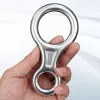 Accessori 1pc 35kn Figura 8 parole Carabiners Abseiling in discesa Anello di sicurezza Dispositivo per alpinismo Attrezzatura ad anello del rappel discendente