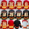 Hockey Jersey Calgary Andrew Mangiapane Elias Lindholm Noah Hanifin Jonathan Huberdeau Adam Ruzicka Mikael Backlund Blake Coleman Flames Rasmus Andersson