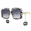 Designer zonnebril 10% korting op luxe ontwerper Nieuwe heren- en dames zonnebrillen 20% korting op 1929 Mode metaal groot frame trend net rood