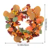 Decorative Flowers Fall Cake Decorations Wreath Simulation Front Door Thanksgiving Artificial For Berry Day