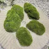 Dekorativa blommor Simulerade Moss Artificial Lawn Stone Shooting Props Bonsai Landscape Decoration Ornaments Turf