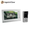 Türklingel DragonsView 7 Zoll Videotür -Telefon Gegensprechan mit 1000TVL Türklingel Kamera Single Outdoor Call Panel IP65 für die Sicherheit zu Hause