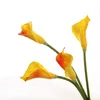 تخصيص الزهور الزخرفية OC'Leaf تدعم باقة Calla Plower Multiclor ذات الطابع الواقعي.