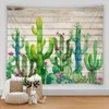 Tapestries Cactus Mandala Tapestry Wall Hanging Boho Decor Macrame Hippie Witchcraft Tropical Plants Cloth Blanket