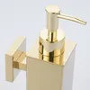 Vloeibare zeep dispenser gouden badkamer hand dispenser/keuken roestvrijstalen shampoo flessen