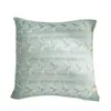 Pillow Cotton Woven Cover Retro Wolle Umarmung Knopfkissenbezug ohne Kern -weiches Outfit mit