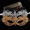 Fourniture de fête Masque Fancy Show Gift Face Costume Masquerade Halloween Supply Venise Lace Dance Masques