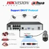 Caméras Techage UHD 4K 8MP 4MP 5MP IP Camera RedBlue Light Detection Human Detection Poe Security Protection de protection de la vidéo