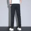 Herrenhosen Marke Kleidung Frühling Sommer dünne Stretch Lyocell Stoff lässig Slim Slim Elastic Taille Business Kaffeehose Männlich