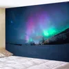 Taquestres Galaxy Starry Sky Tapestry Space Paisagem Decoração de parede de arte roxa pendurada para casa