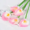 Dekoratif Çiçekler 10 PCS Mini Gerçek Touch Calla Lily Yapay Pu Düğün Partisi Buket Ev Çiçek Dekorasyon Ofisi Sahte aksesuar