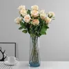 Kwiaty dekoracyjne 1PCS Rose Put Bunk Silk Fake Flower Wedding Wedding Home Dekoracja