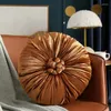 Pillow Round Velvet Grapes Shape Seat For Chair Sofa Waist Back Pouf Throw Tatami Baywinow Home Decoration