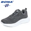 Sapatos casuais Bona 2024 Designers Camurça tênis Trend Men Italian Leisure Footwear Man Mansculize