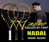 Racket de tennis Nadal Pure Aero débutant Professional Training French Open Lite Full Carbon Single avec sac9890249