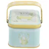 Bouteilles de rangement Boîtes pour cadeaux Conteneurs de bonbons Cookie Coods With Paid Jar Tinplate Sweet Holder Metal