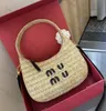 Luxurys M Straw Bag Bag Bag Fashion Womens Counter Counter Facs Crossbod