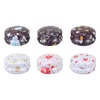 Storage Bottles 6Pcs 15g Round Tinplate Box Small Vintage Container For Lipstick Eye Shadow