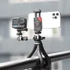 Monopodi Tripode flessibile Ulanzi FT01 per treppiedi di polpi per smartphone con 1/4 a vite mobile Vlogging Tripode Tripode da viaggio