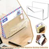 Kitchen Storage Acrylic Mail Organizer Email Classifier Letter Folder Desktop Device For Home Office Use G0O6