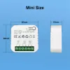 Détecteur Tuya Smart Life Zigbee Motoralize Swing Gate Gate Gate Controller PC Contact de contact Dry Contrôle avec pour Alexa Google Home