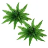 Dekorative Blumen 1pack 22in lebensechtiger leichtes undurchlässiger Mann Farne Green mit realistischen Stielen idealer Schaum