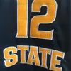 12 Ja Morant Murray State Racers Basketball Navy Blue Yellow White all stitched jerseys