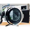 4IN1 LA49 pour Fujifilm Fuji X100 X100S X100T X100F X100V X70 Adaptateur de la lentille de la caméra Hood 49 mm Cap de filtre UV 240327