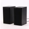 Speakers USB Wired Wood Combination Computer Speakers Stereo Music Player Subwoofers Sound Box For Laptop Wooden Multimedia Speaker