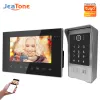 Intercomunicultura Jeatone Smart Video Intercom System Wi -Fi for Home Apartment Segurança Tuya Remote Desbloquear RFID 960P 1.3MP