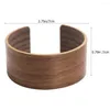 Disposable Cups Straws Walnut Cup Holder Portable Coffee Sleeve Bottle Lid Outdoor Protector Decorative