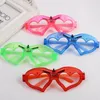 Party Decoration 2024 LOVE COEUR LES VERRES BLAINES ÉCLAIRES LE COSTUMES COSTUMES Cosplay Cosplay LED Toys for Adults Kids Glow Year