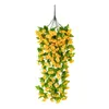 Decoratieve bloemen Kunstmatige bloem Vine Simulatie Chrysanthemum Fake Plant Diy Balkon Wedding Wall Hanging Home Garden Decoratie