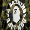 Nouveau A Bathing A AP Youth Cartoon Camo Casual Round Neck Cold Short T-shirt