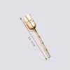 Tea Scoops 1Pcs Creative Copper Spoon Chinese Set Tools Traditional Art Coffee Utensils Kitchen Accessories