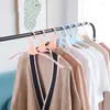 Hangers 10 Pcs Anti-skid Foldable Clothes Hanger Multi-Functional Plastic Travel