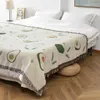 Couvertures modernes à couverture décorative minimaliste moderne serviette de canapé avocat serviette double lit double lancers décontractés boho tapisserie de pique-nique