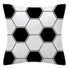 Pillow Football Basketball Print Pattern Polyester Fiber Cover For Home Living Room Sofa Decoration 45x45 Cm