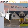 System Dahua Security Camera System 4 Channel WiFi Camera Wireless Connection Auto Paring Outdoor Video Surveillance IP Camera Set