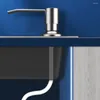 Flüssiger Seifenspender 1m Verlängerungsrohr Kit für Küchenspüle Pumpe Edelstahl Kopfhilfepresse